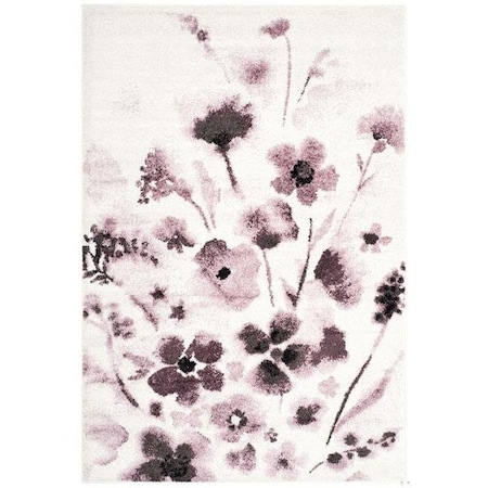 Safavieh Adirondack Large Rectangle Area Rug, Ivory and Purple - 8 x 10 ft. ADR127L-8